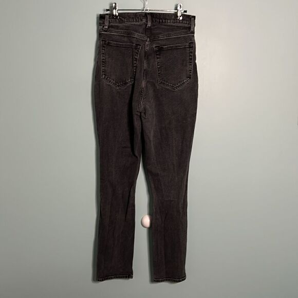 Abercrombie The 90s Slim Straight Ultra High Rise Curve Love Crossover Waist - Picture 6 of 9